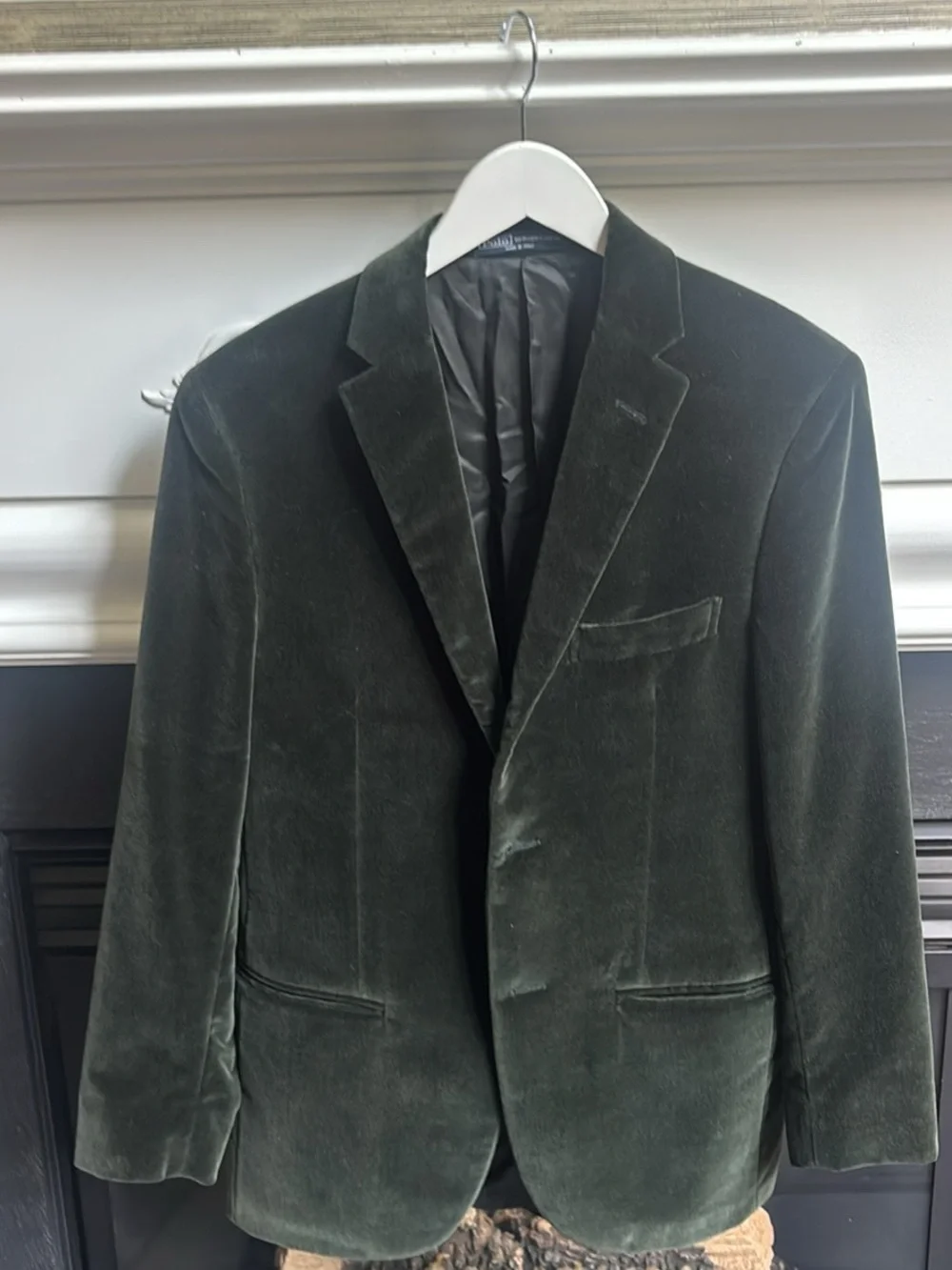 Ralph Lauren Dark Green Velvet Sport Coat